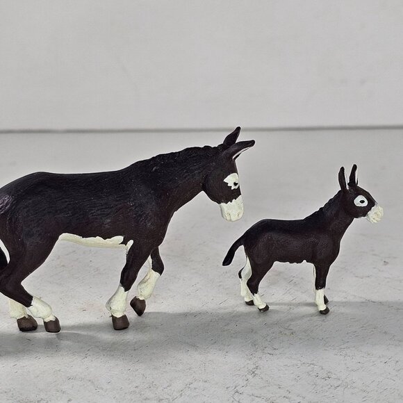 Ertl Farm Animal Mule Figurine Set Of 3 Collectibles 1999 Vintage Pieces - Picture 4 of 11